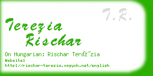 terezia rischar business card